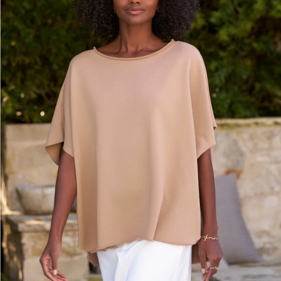 Frank & Eileen OLIVE Original Capelet in Cappuccino O/S - Picture 1 of 6